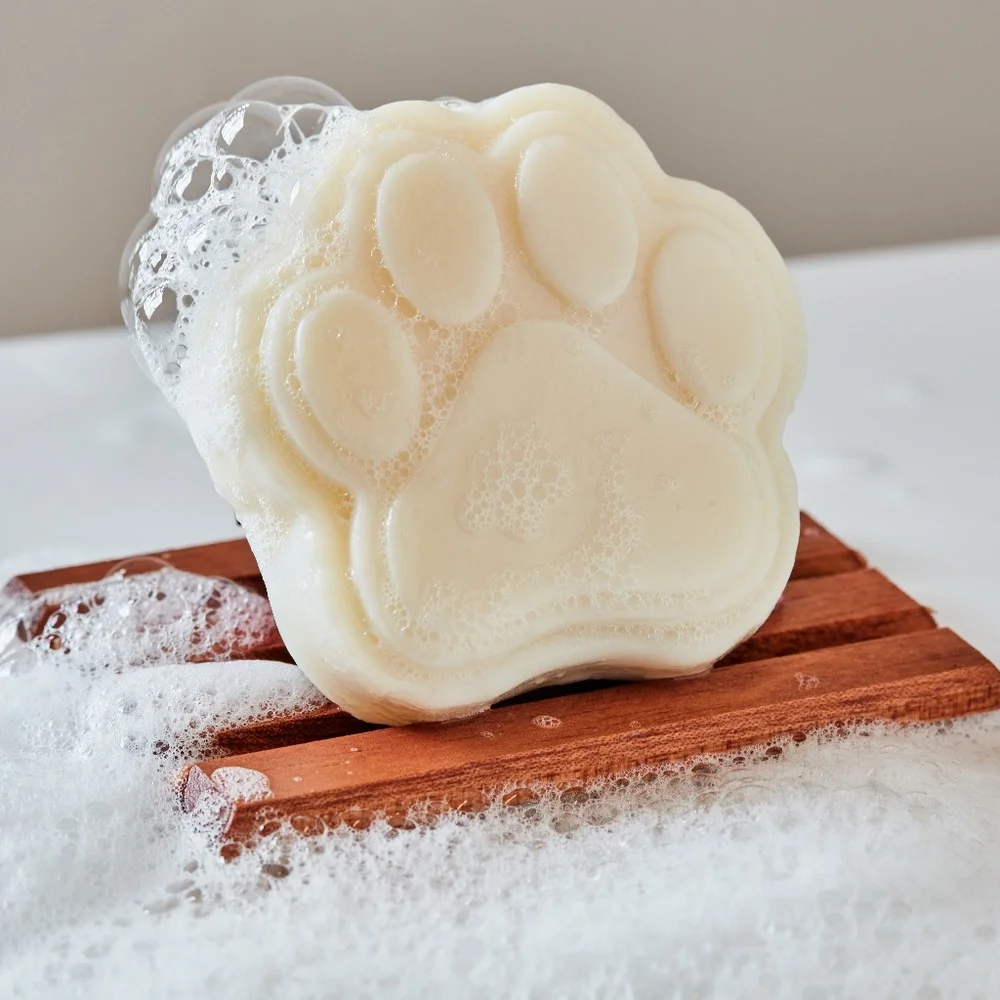 Set of 3 Vegan Handmade Pet Shampoo Paws
